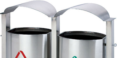 全不銹鋼戶(hù)外分類(lèi)垃圾桶